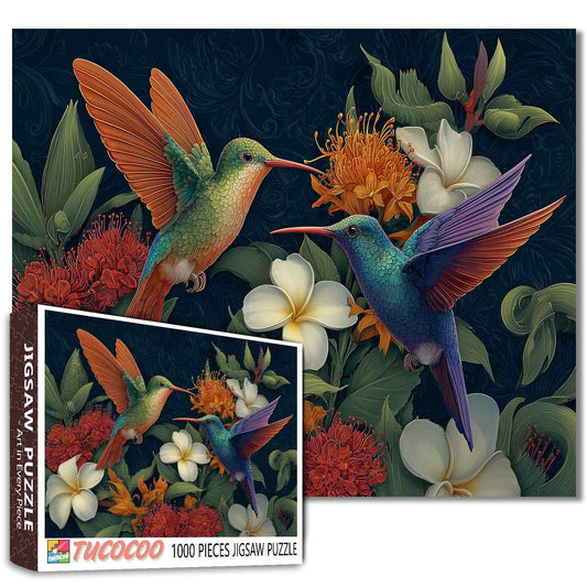 Tropical Hummingbirds Jigsaw Puzzle