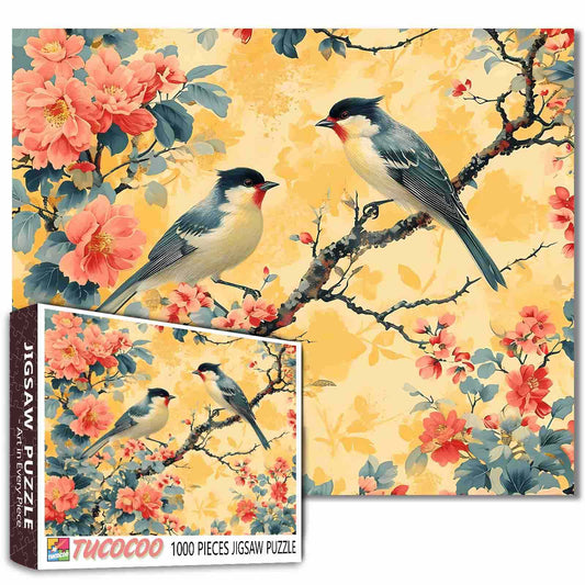 Two Birds on a Branch Jigsaw Puzzle
