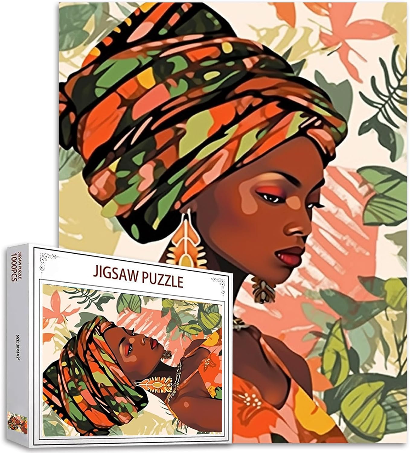 Fashion African American Girl Jigsaw Puzzles