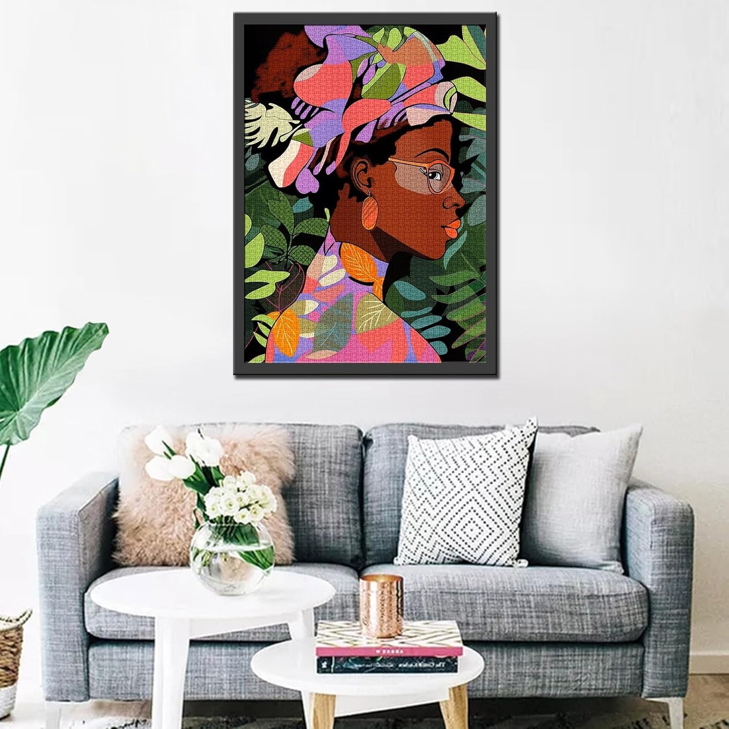 Cool Black Girl Boho Jigsaw Puzzles