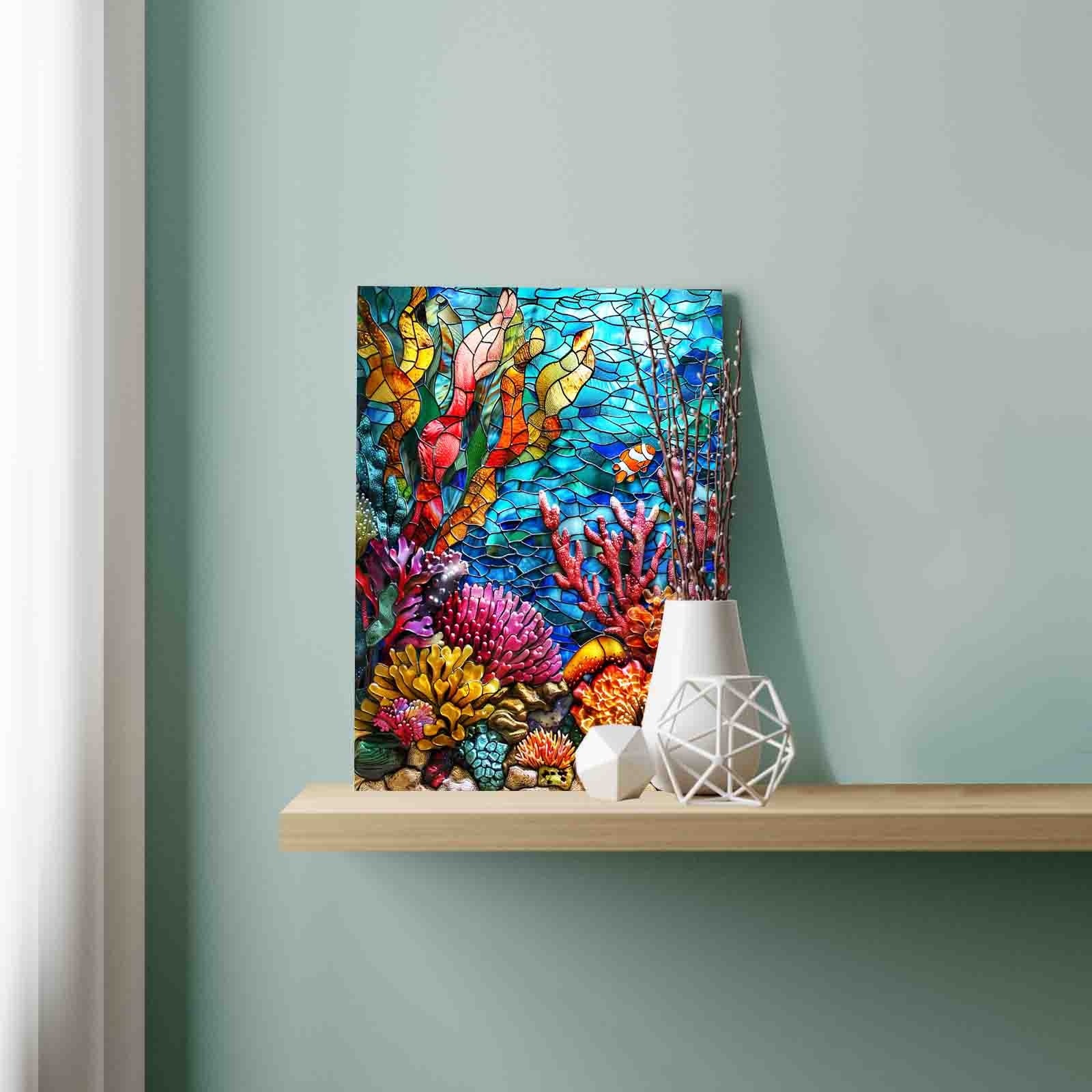 Underwater Coral Reef Paint by Numbers
