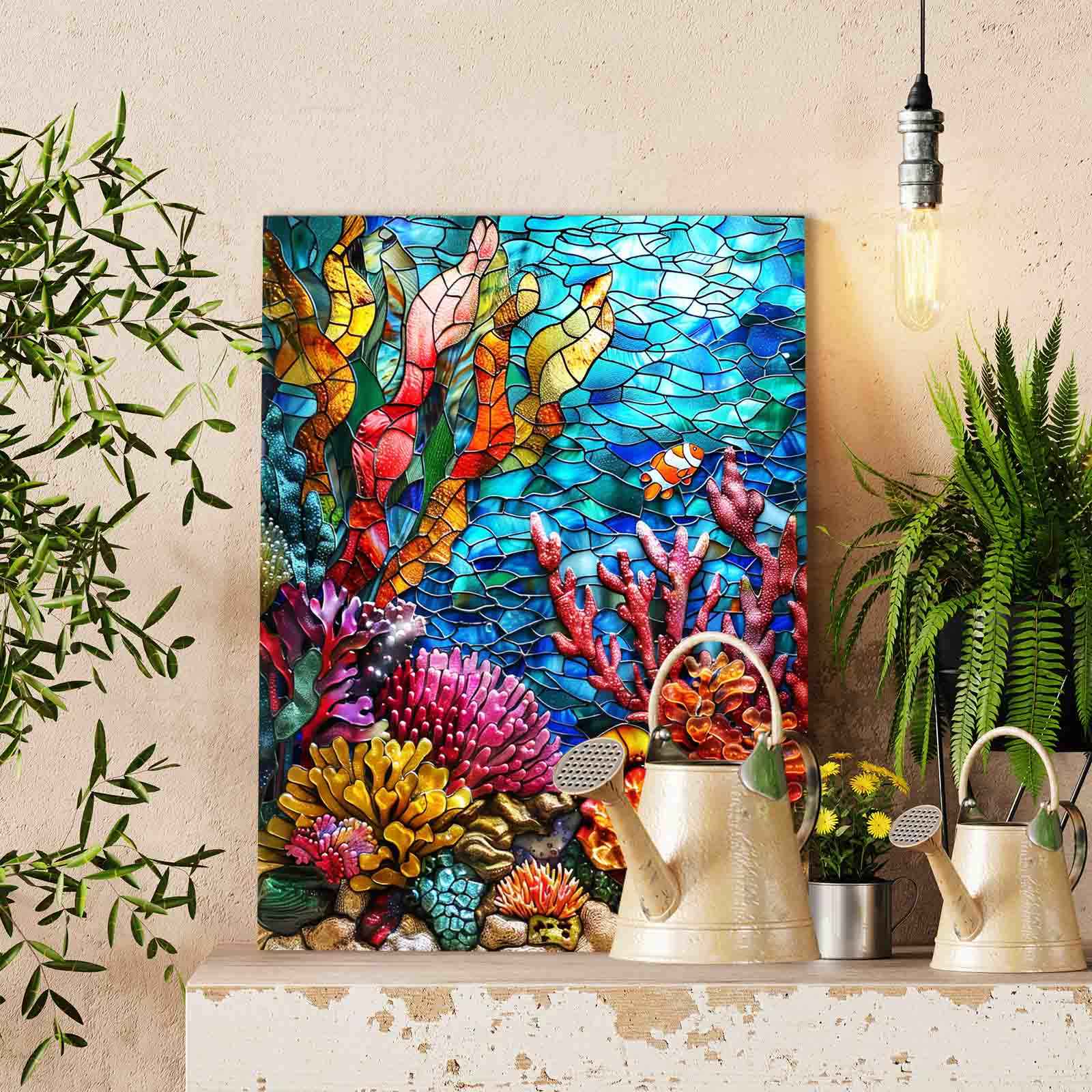 Underwater Coral Reef Paint by Numbers