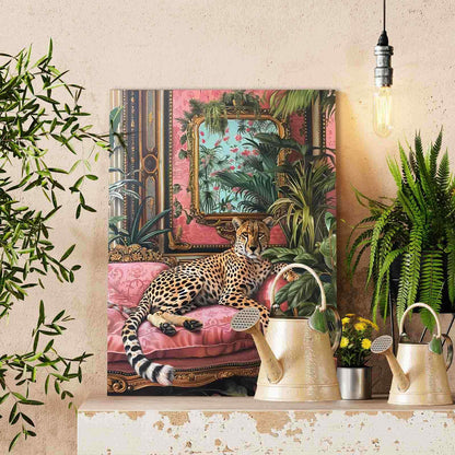 Velvet Throne Cheetah Paint by Numbers