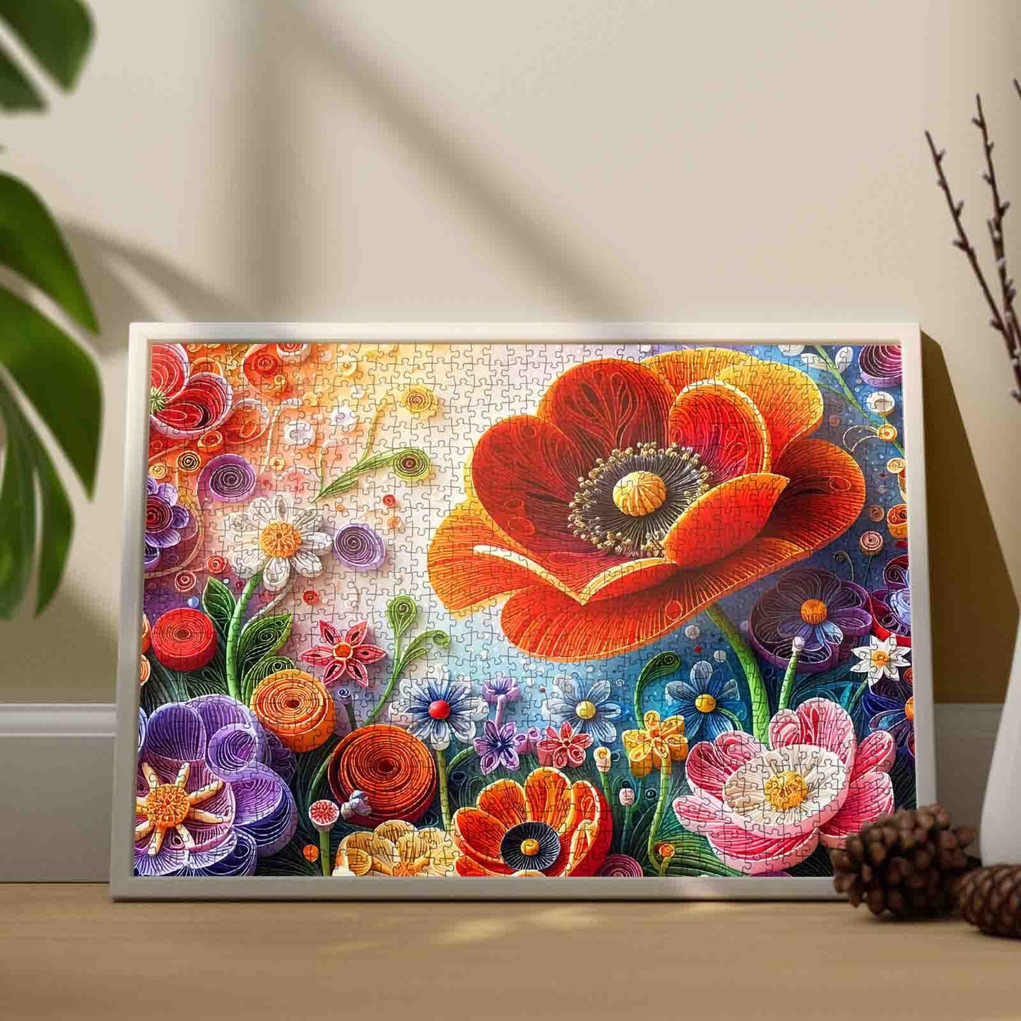 Whimsical Floral Dreamscape Jigsaw Puzzle