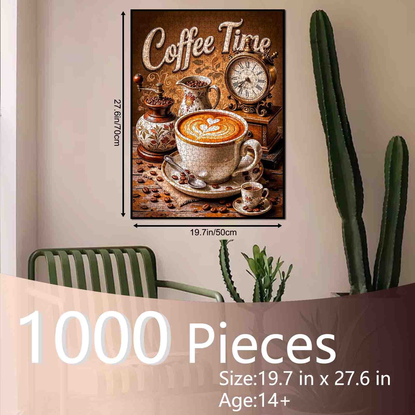 Vintage Coffee Time Jigsaw Puzzle
