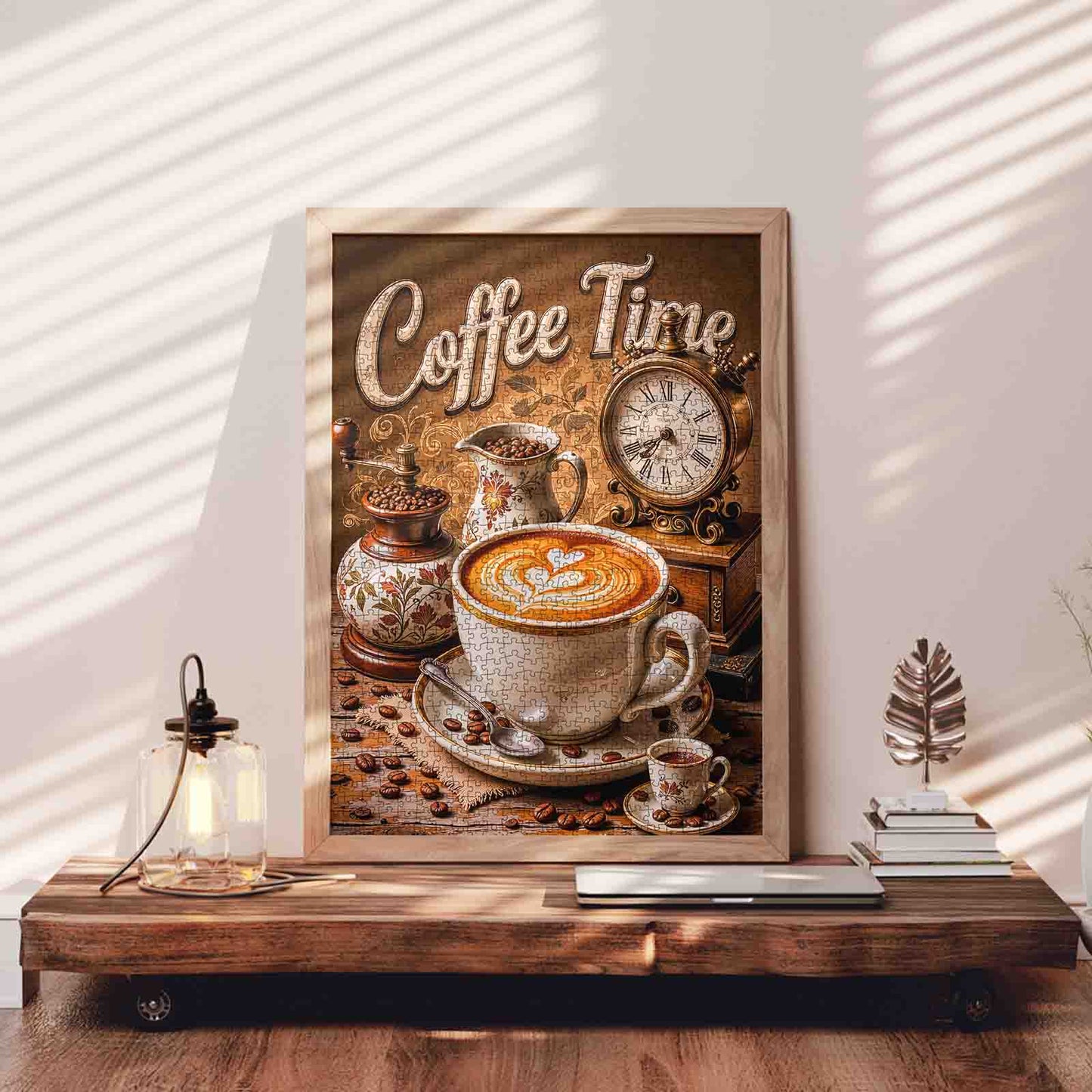 Vintage Coffee Time Jigsaw Puzzle