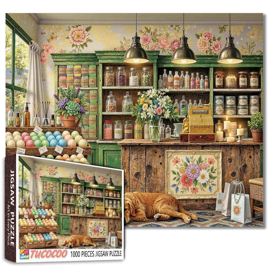 Vintage Soap Shop Jigsaw Puzzle
