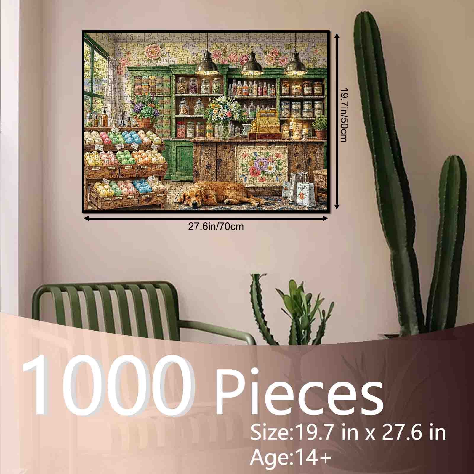 Vintage Soap Shop Jigsaw Puzzle