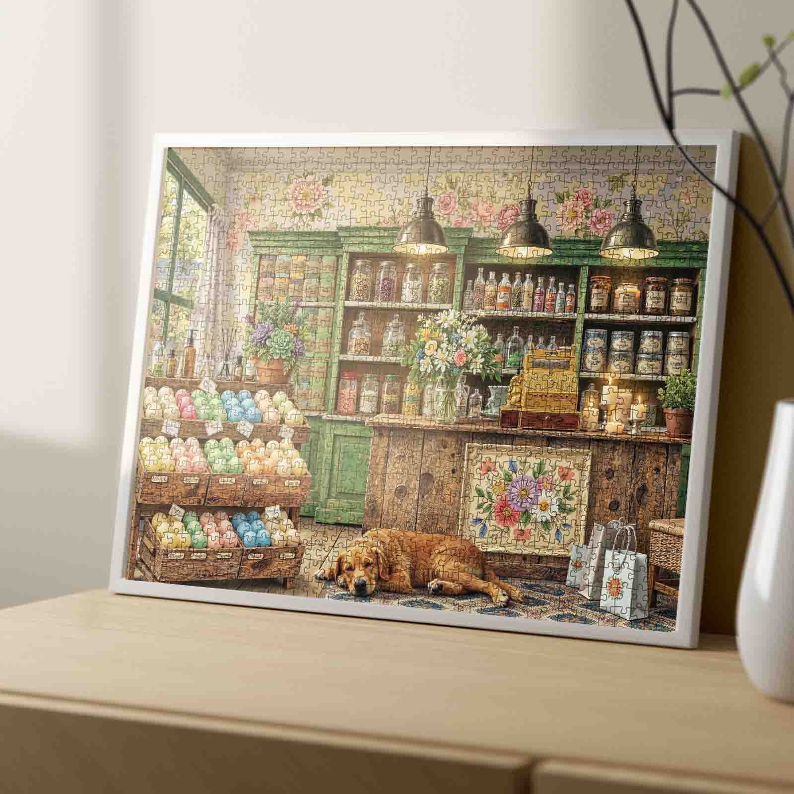 Vintage Soap Shop Jigsaw Puzzle
