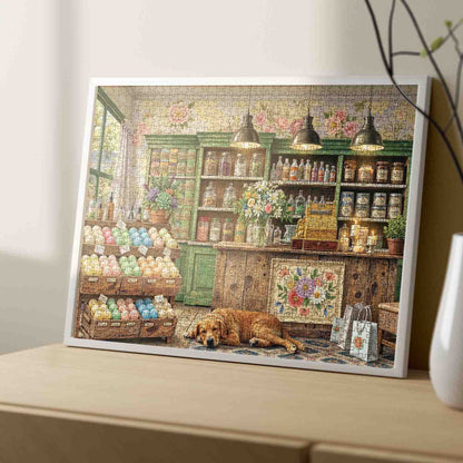 Vintage Soap Shop Jigsaw Puzzle