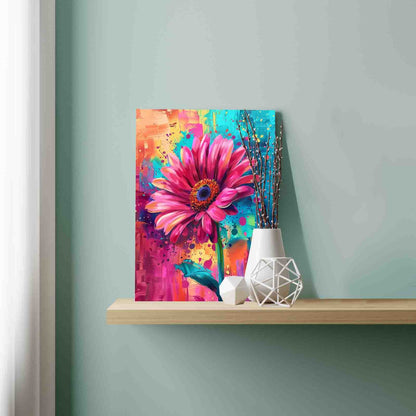 Vivid Daisy Bloom Paint by Numbers