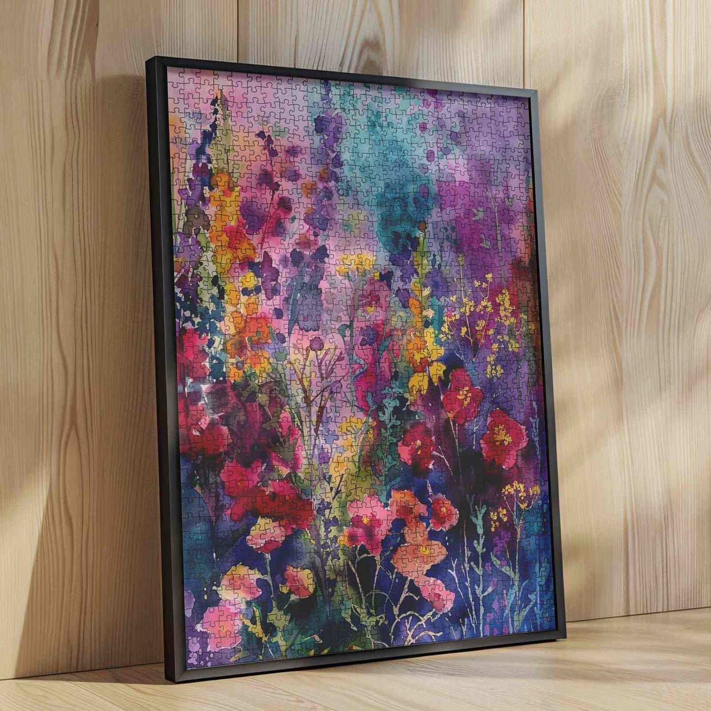 Watercolor Garden Bloom Jigsaw Puzzle