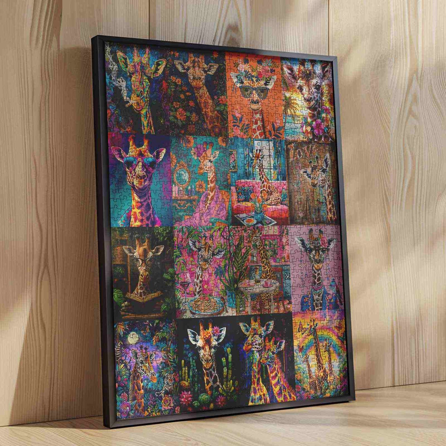 Whimsical Giraffe Life Jigsaw Puzzle