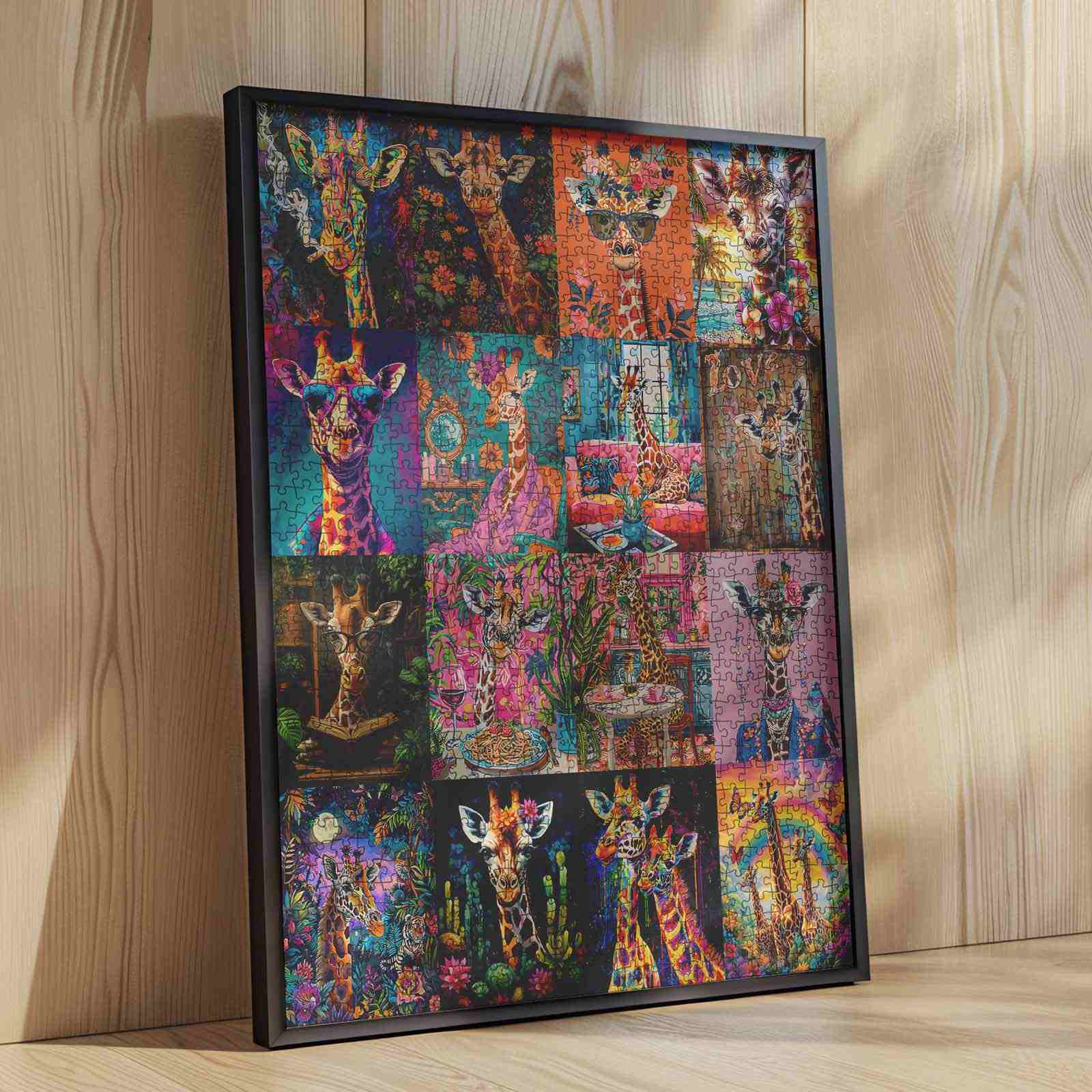 Whimsical Giraffe Life Jigsaw Puzzle