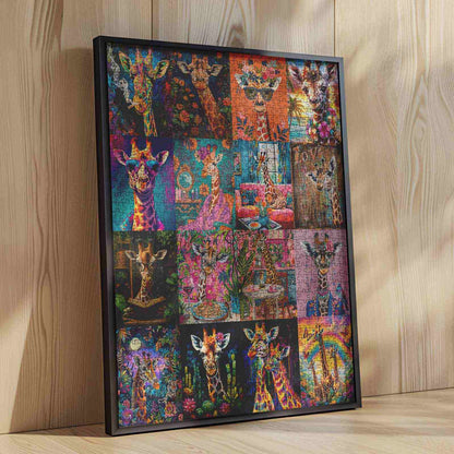 Whimsical Giraffe Life Jigsaw Puzzle