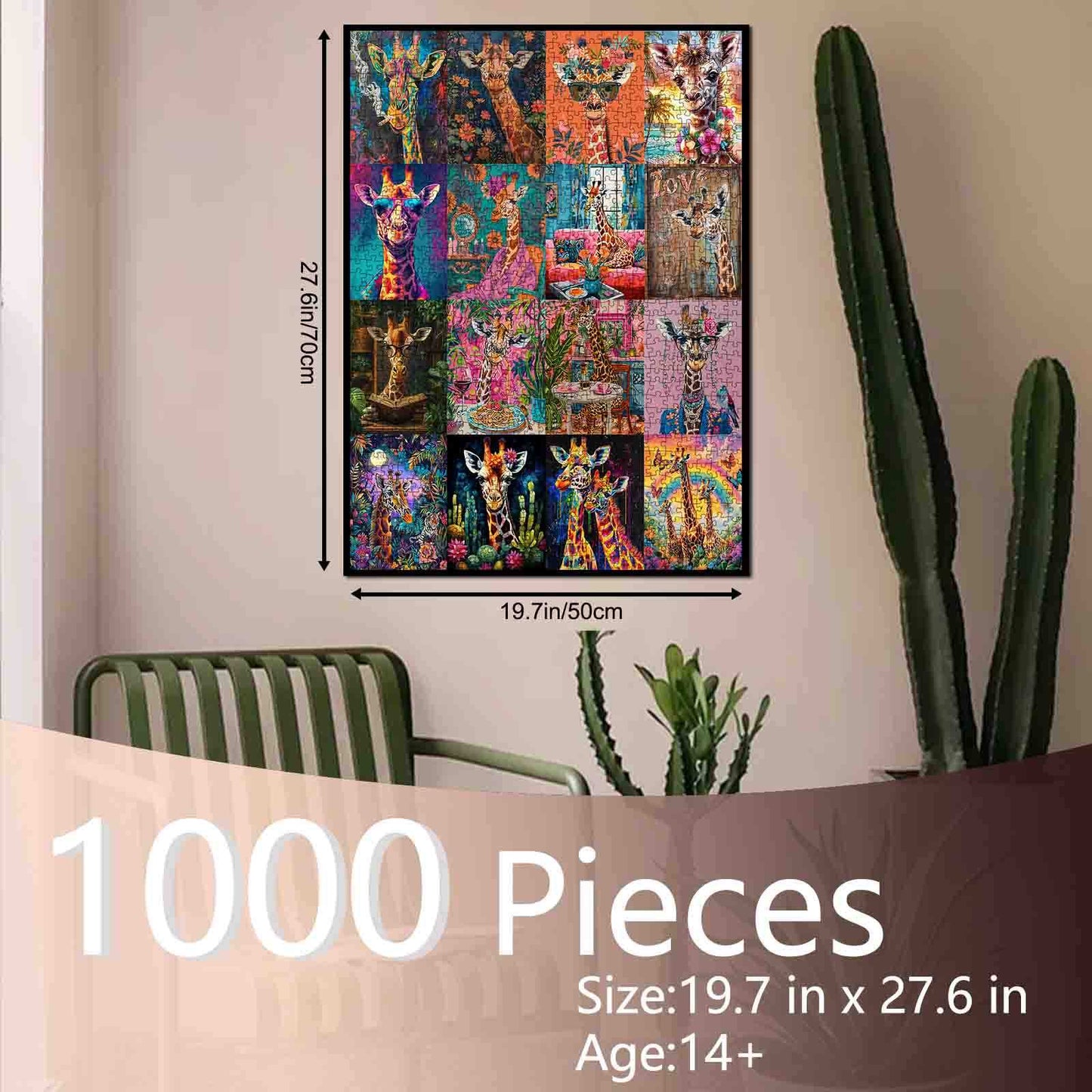 Whimsical Giraffe Life Jigsaw Puzzle