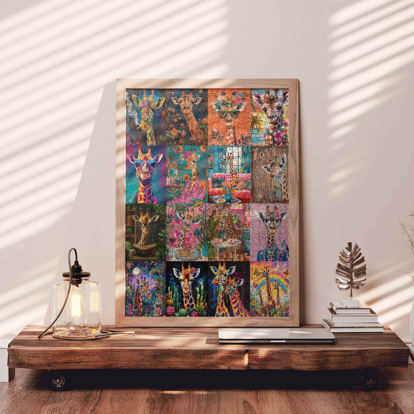 Whimsical Giraffe Life Jigsaw Puzzle