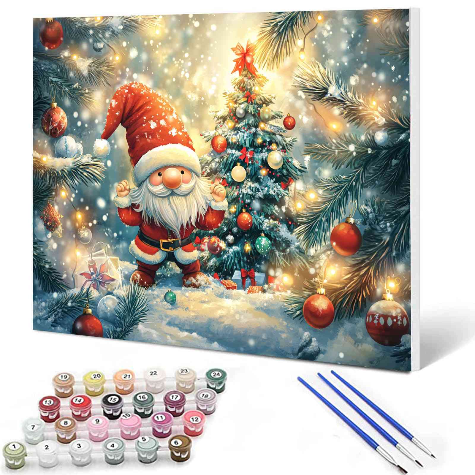 Adorable Santa Clau Paint by Numbers - Tucocoo