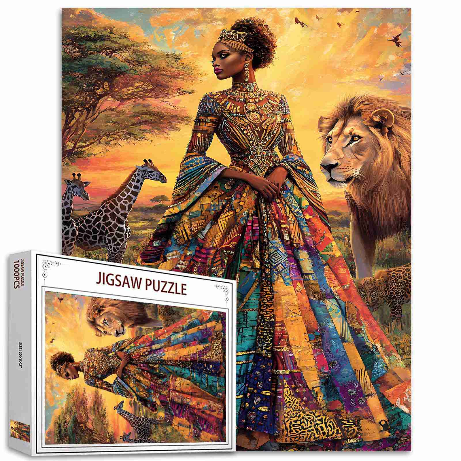 African Beauty in the Wild Jigsaw Puzzles - Tucocoo