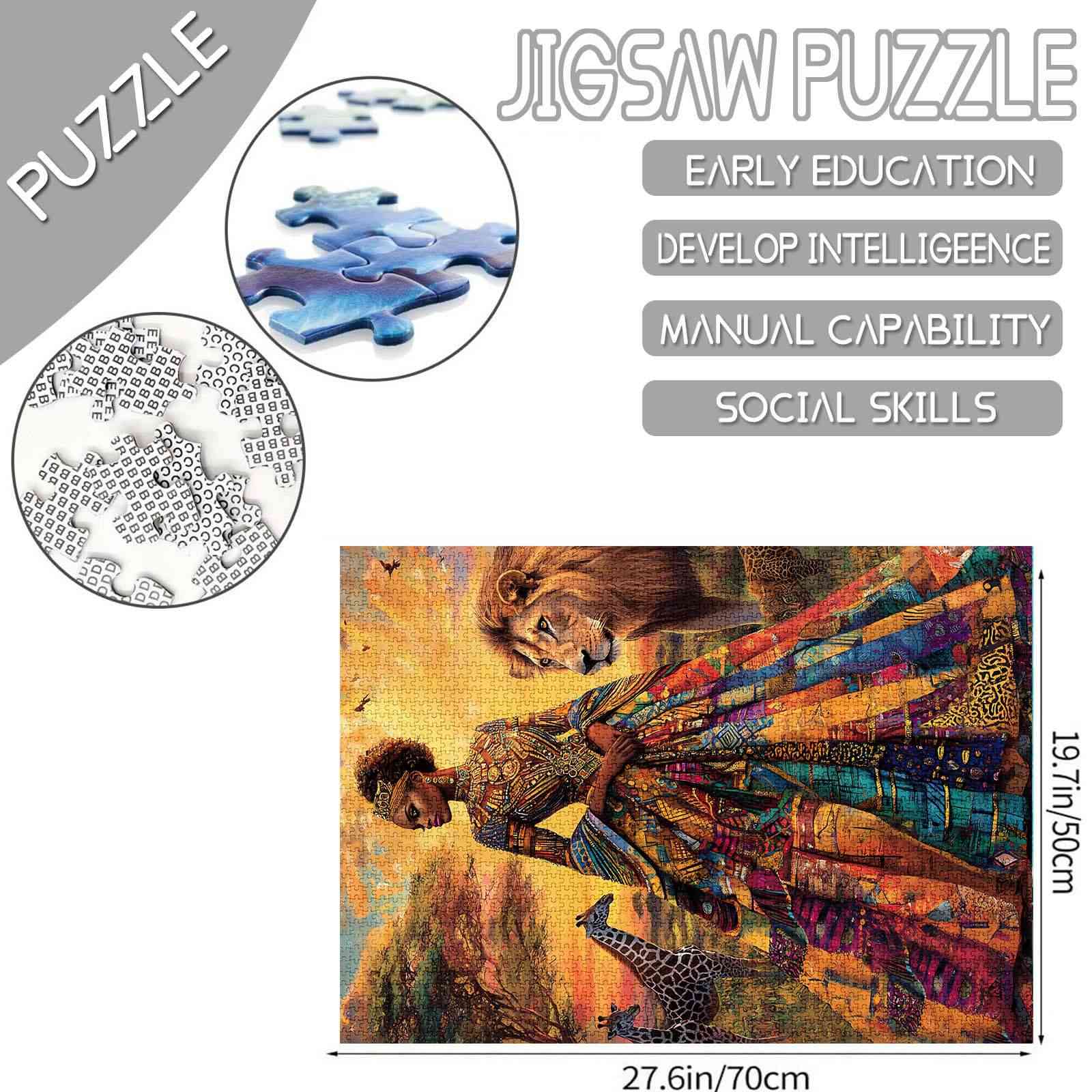 African Beauty in the Wild Jigsaw Puzzles - Tucocoo