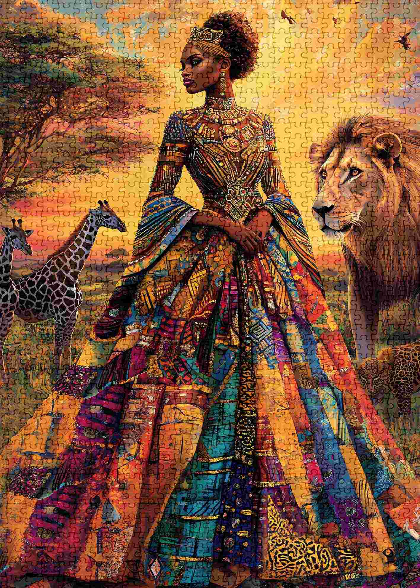 African Beauty in the Wild Jigsaw Puzzles - Tucocoo