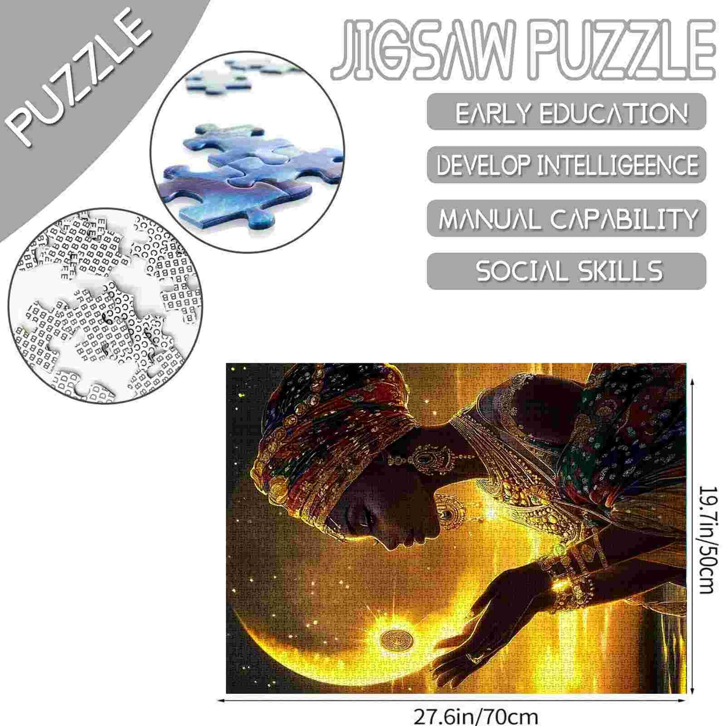 African Elegance Jigsaw Puzzles - Tucocoo