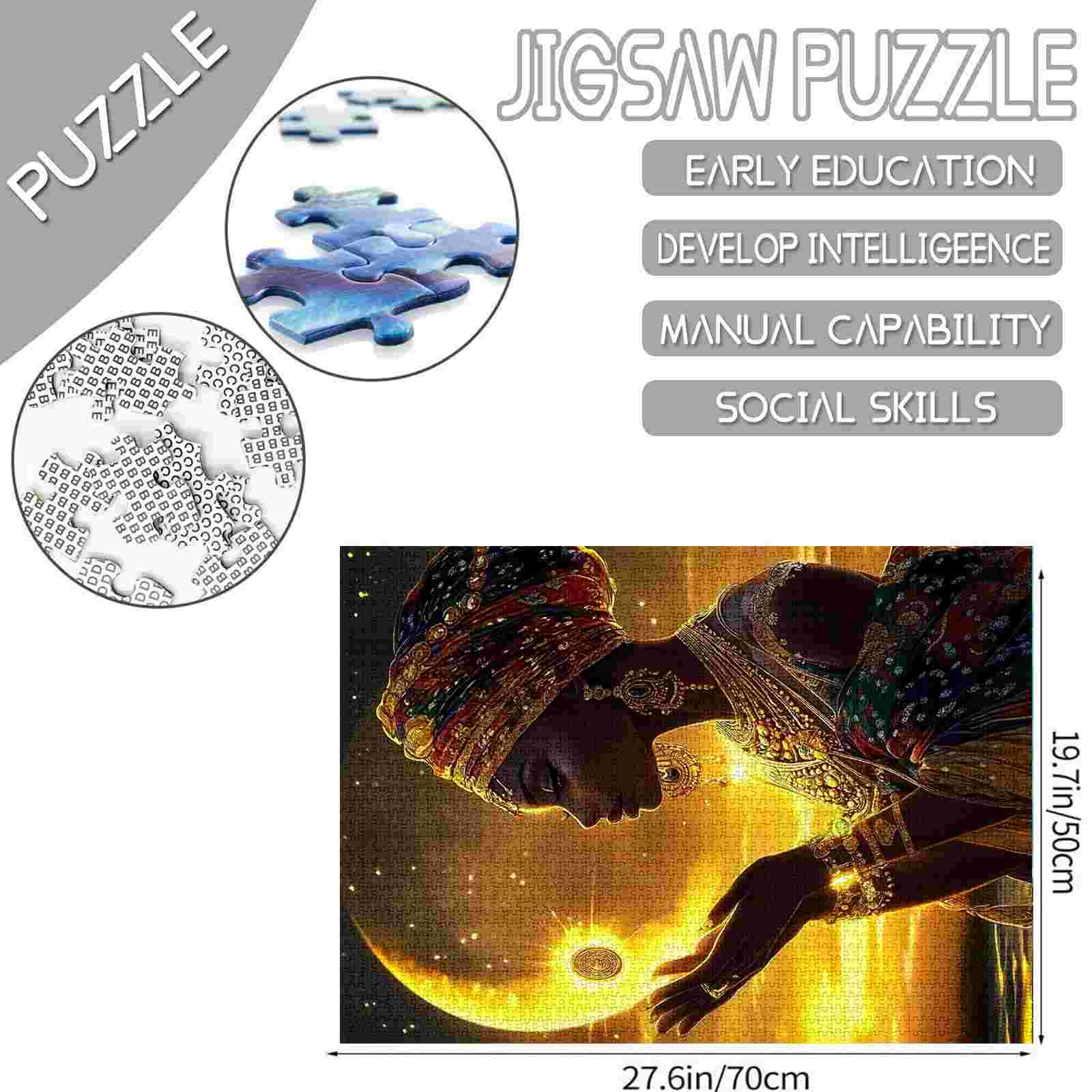 African Elegance Jigsaw Puzzles - Tucocoo