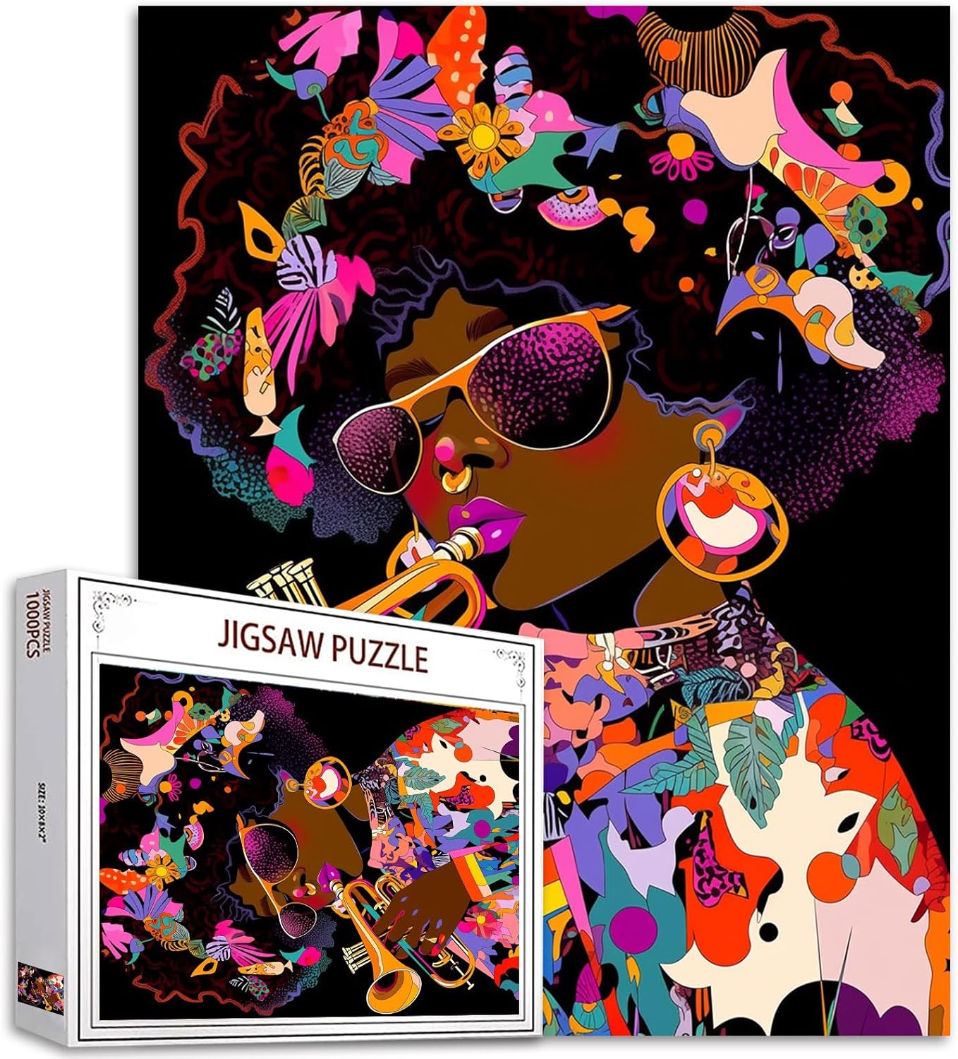 America Africa Woman Soul Music Jigsaw Puzzles - Tucocoo