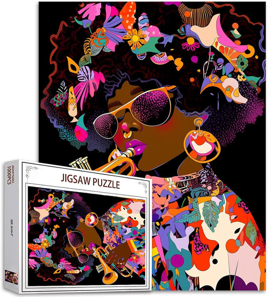 America Africa Woman Soul Music Jigsaw Puzzles - Tucocoo