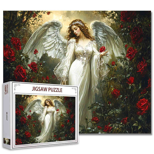 Angelic Rose Guardian Jigsaw Puzzles - Tucocoo