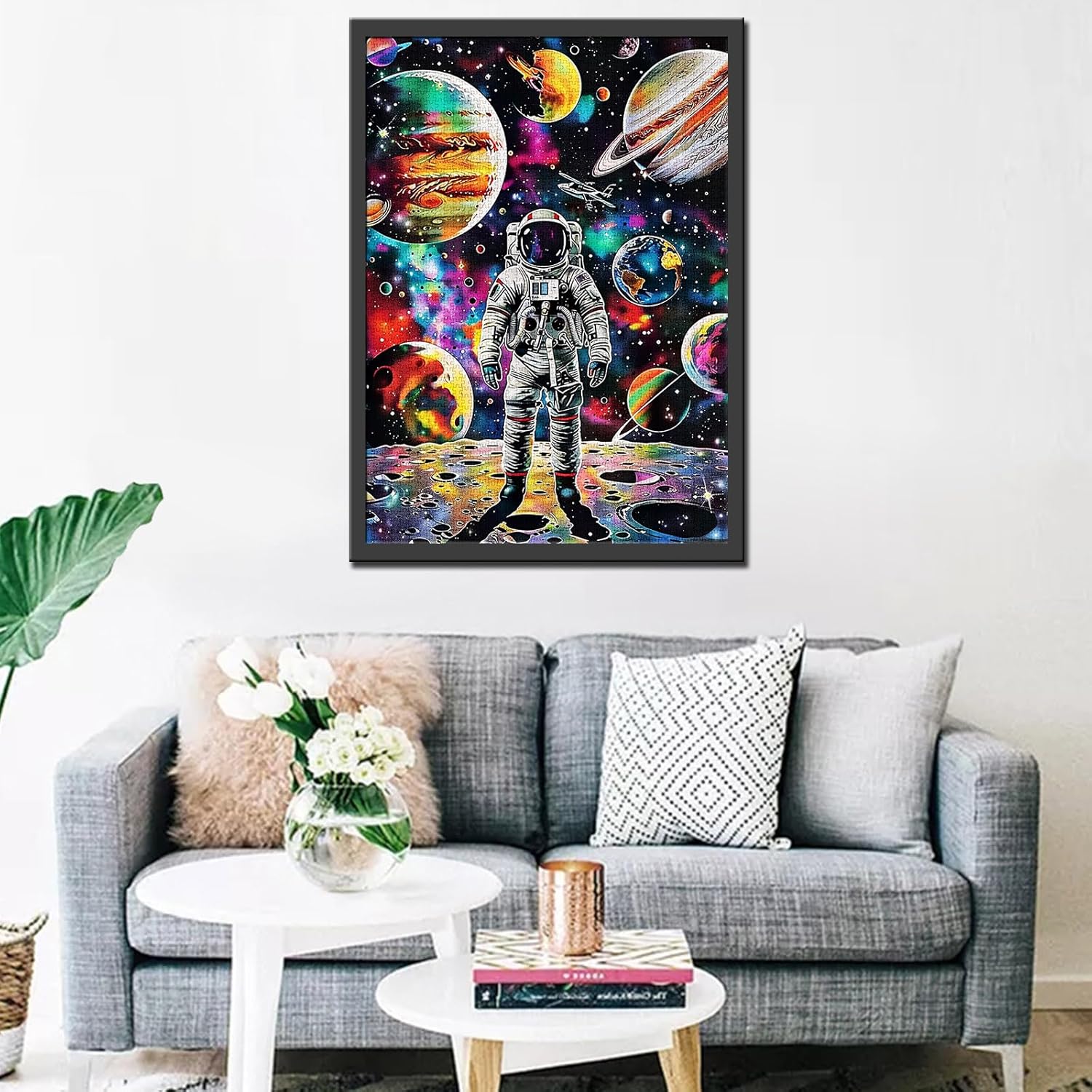 Astronaut in Galaxy Nebula Jigsaw Puzzles - Tucocoo