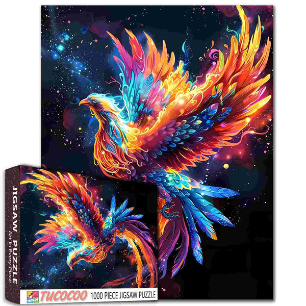 ❄️❄️phenix❄️❄️ colorful-phoenix-jigsaw-puzzle