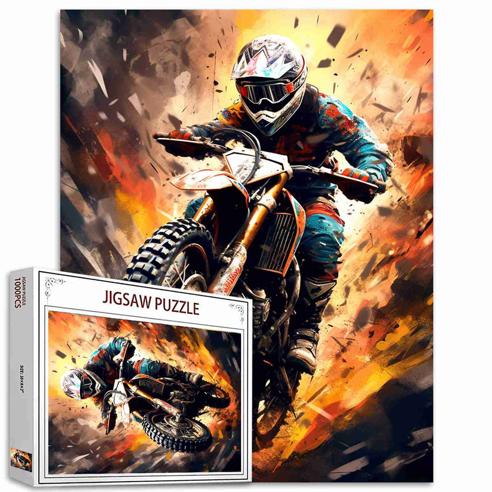 Walarky Extreme Motorbike Racing Jigsaw Puzzle – Tucocoo