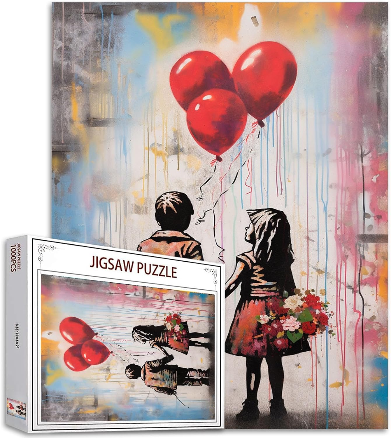 Boy and Girl Holding Hands Jigsaw Puzzles